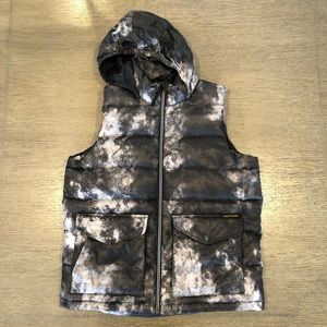 Finger in the Nose vest duck down puffer vest jacket coat sz 3XL boys Mens Med